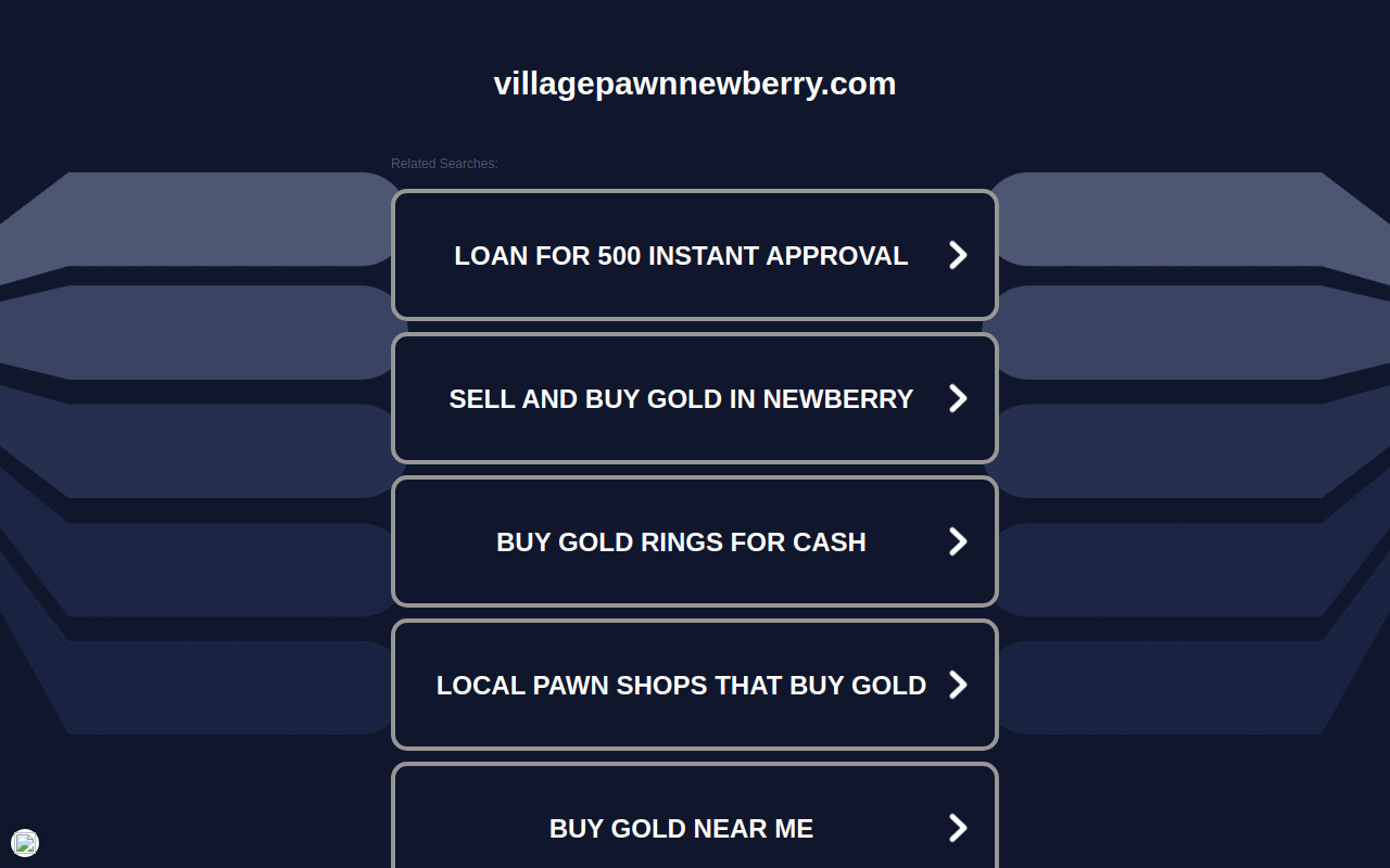 Village Pawn Shop website preview