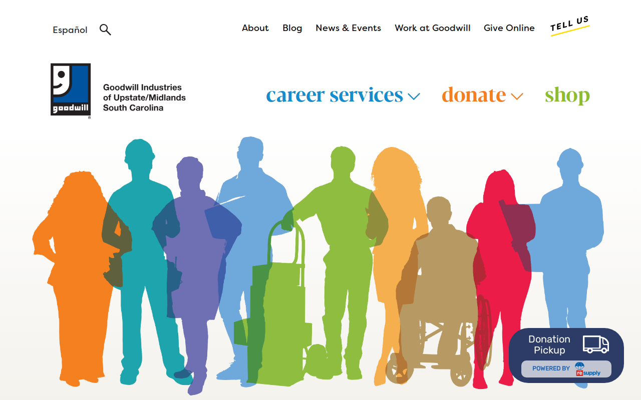 Goodwill website preview