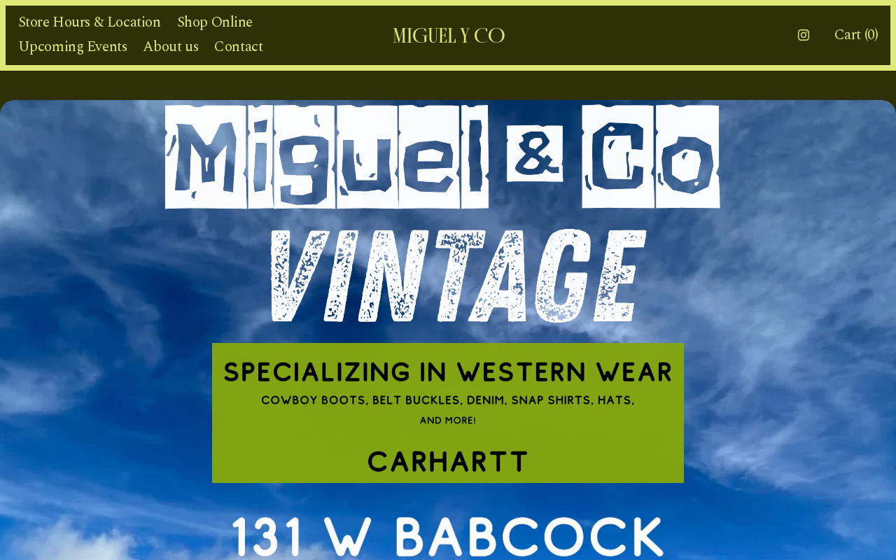 Miguel & Co Vintage website preview