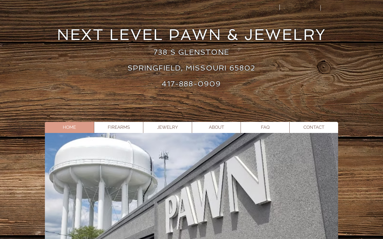 Next Level Pawn & Jewelry website preview