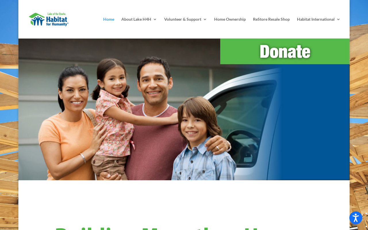 Habitat For Humanity ReStore website preview