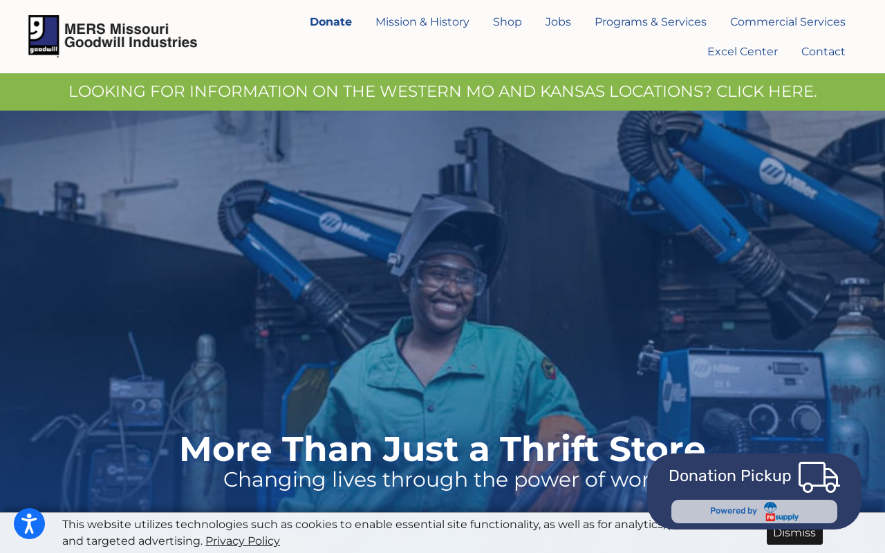 Goodwill Store and Donation Center website preview