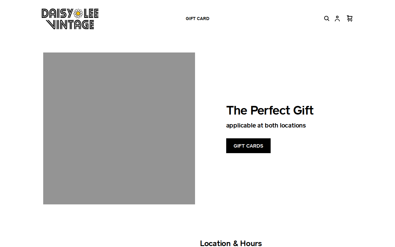 Daisy Lee Vintage website preview