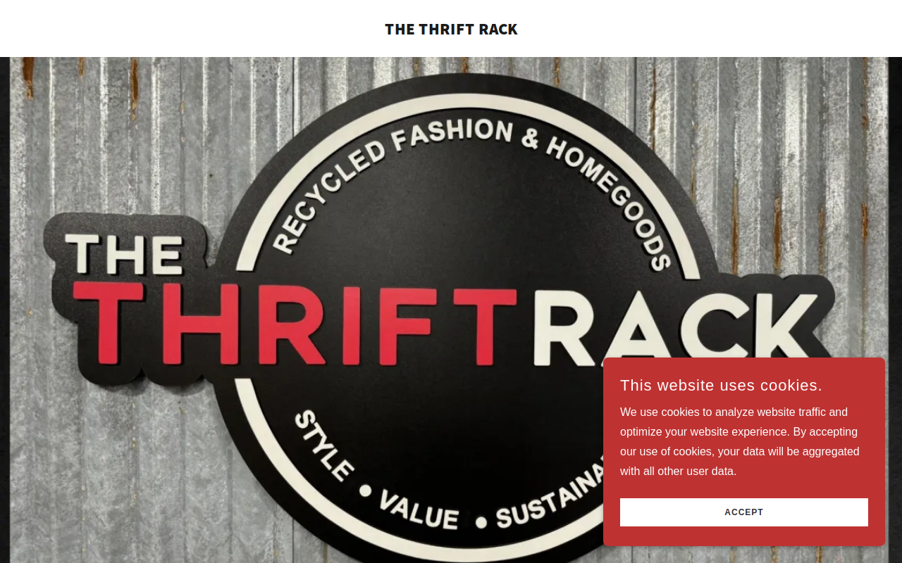 The Thrift Rack website preview