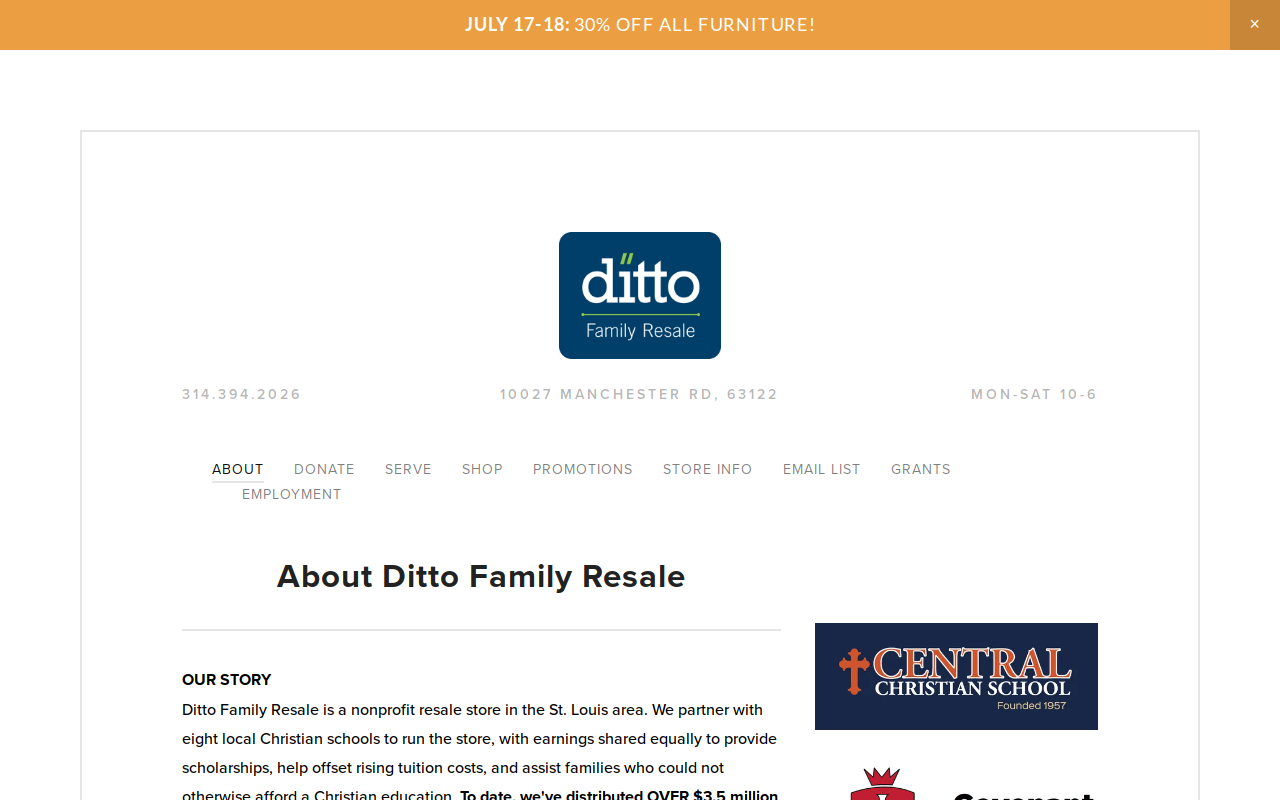 Ditto website preview