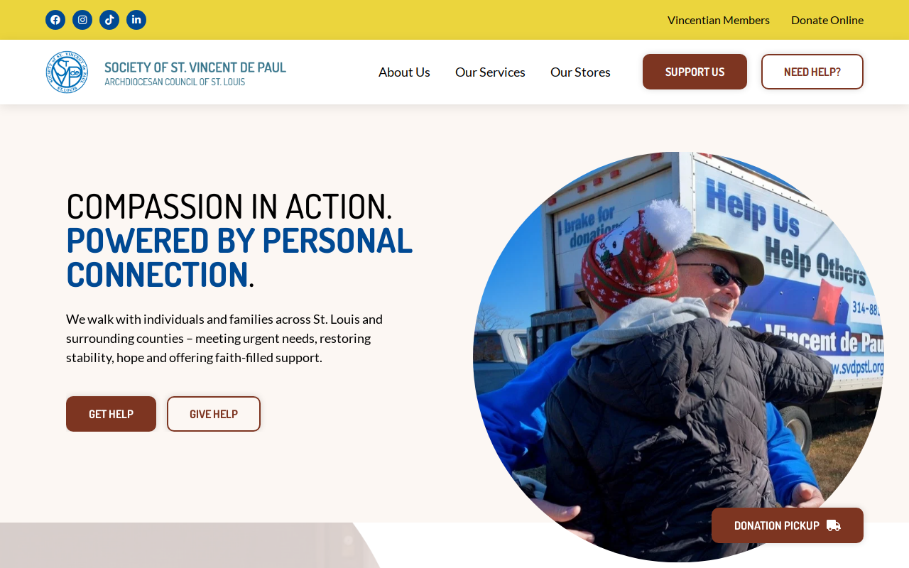 Society of St Vincent de Paul Thrift Store - Lemay Ferry website preview