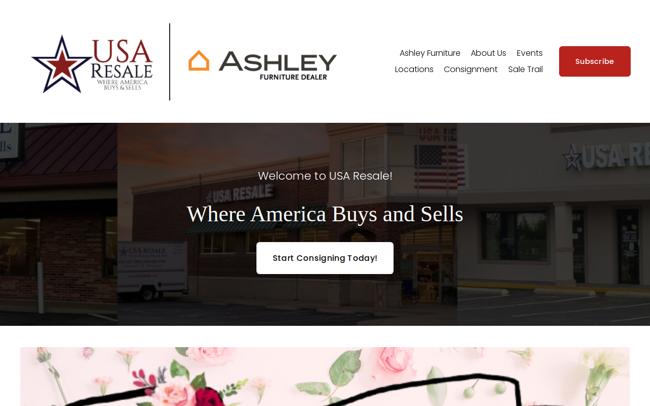 USA Resale St. Charles website preview
