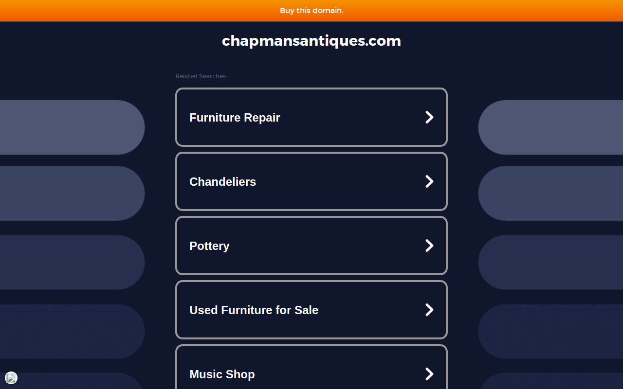 Chapman's Antique Barn website preview