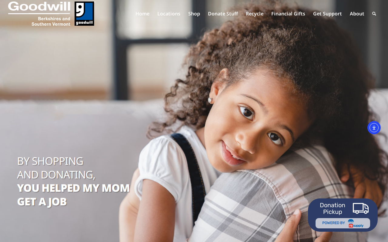 Goodwill website preview