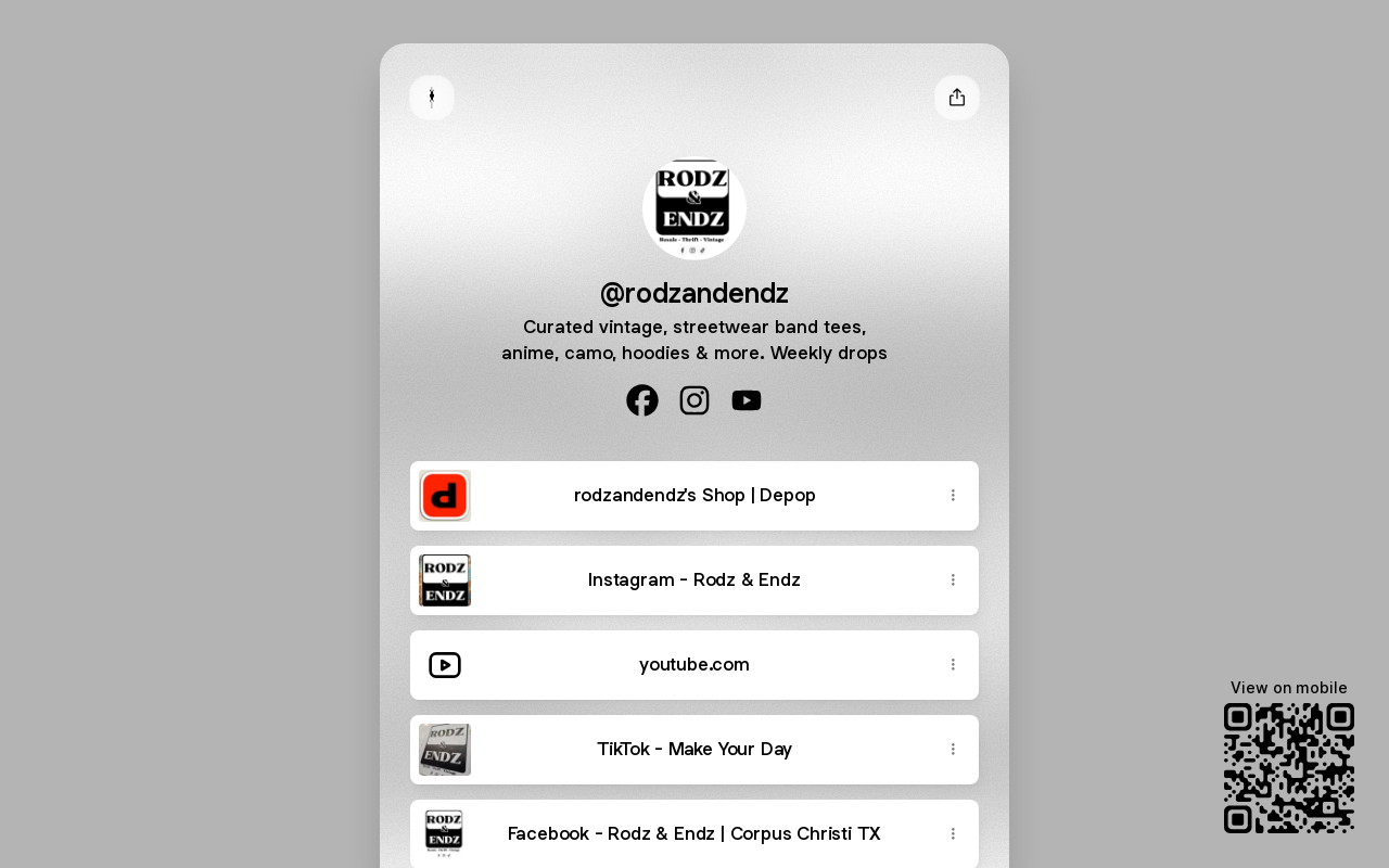 Rodz & Endz website preview