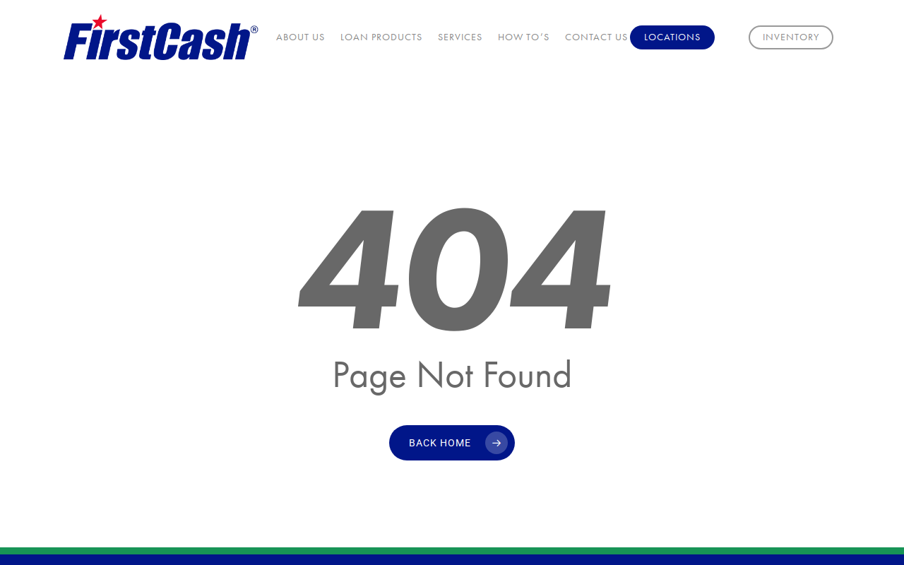 First Cash Pawn website preview
