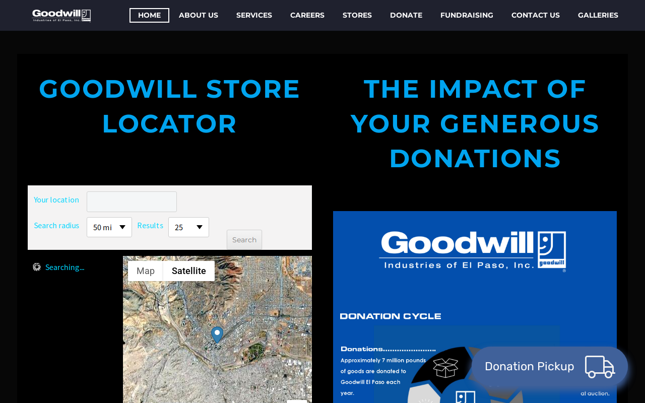 Goodwill website preview