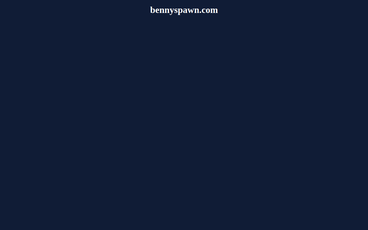Benny's Pawn Shop website preview