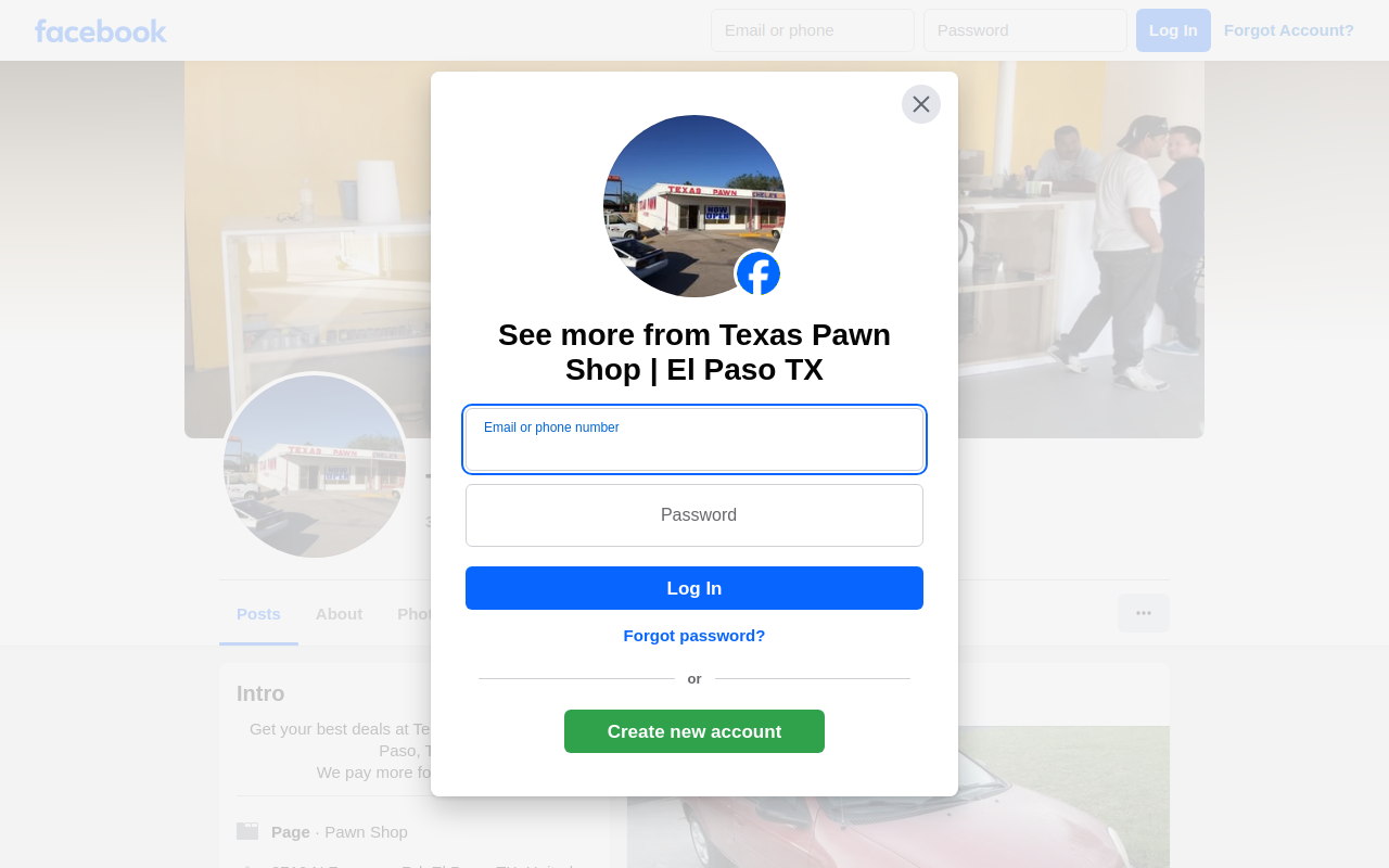 Benny's Pawn Shop website preview