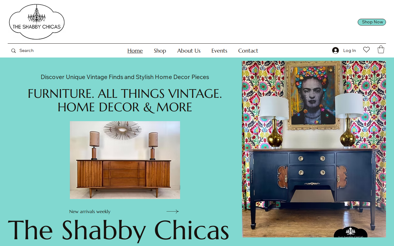 The Shabby Chicas website preview