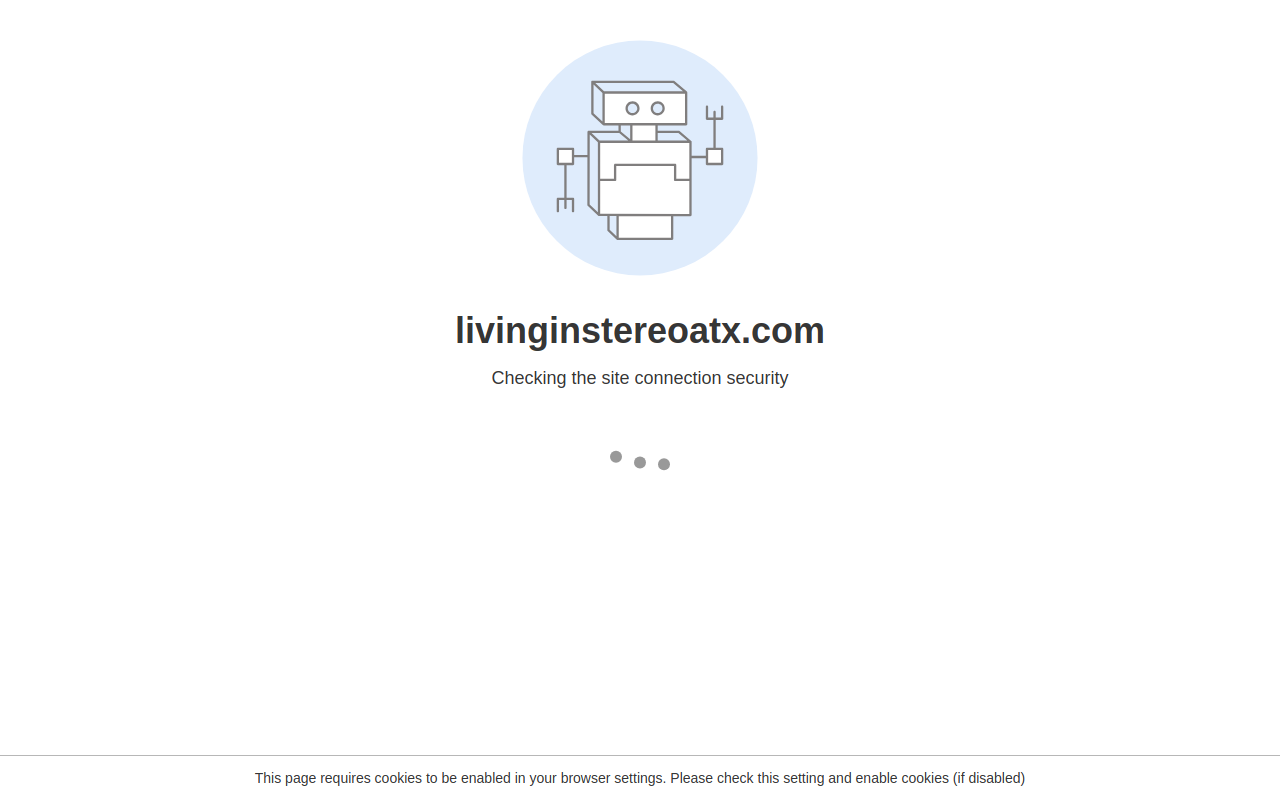 Living In Stereo website preview