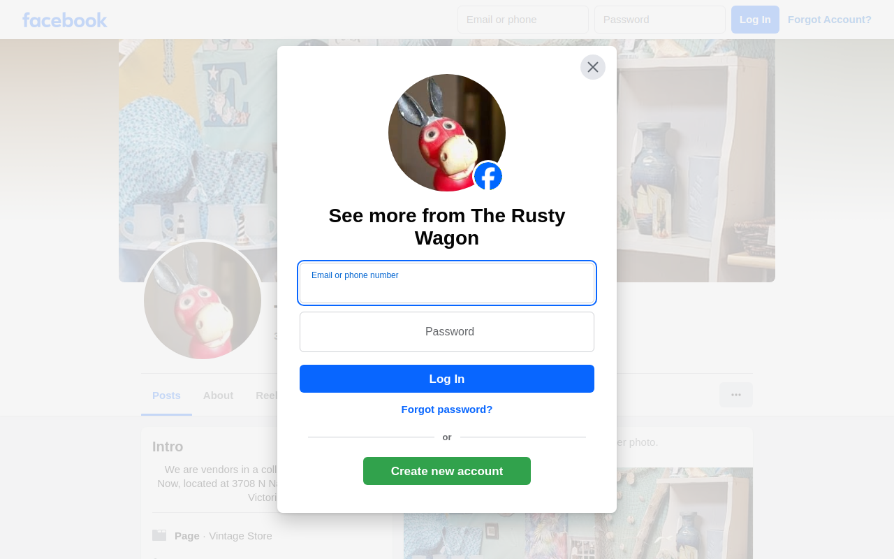 The Rusty Wagon website preview
