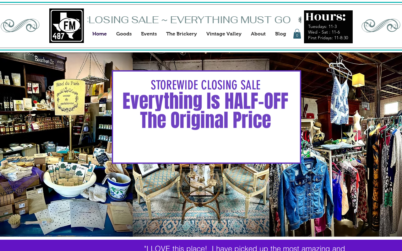 The Florence Marketplace website preview