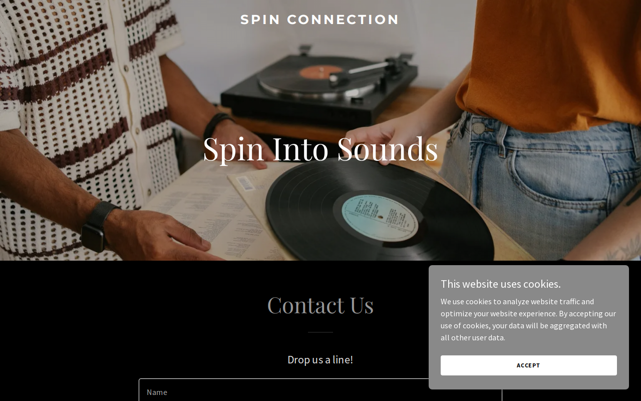 Spin Connection website preview