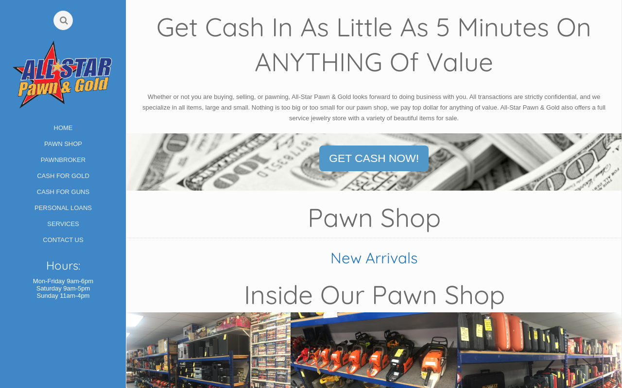 All-star Pawn website preview