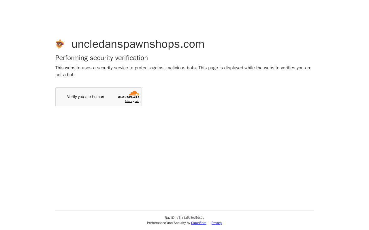 Uncle Dan's Pawn Shop website preview
