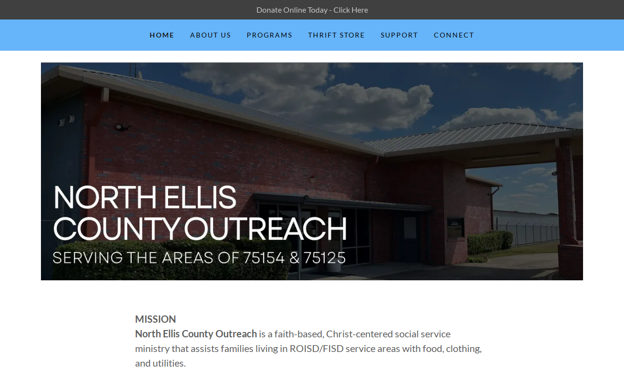 Pennies From Heaven Thrift Store website preview