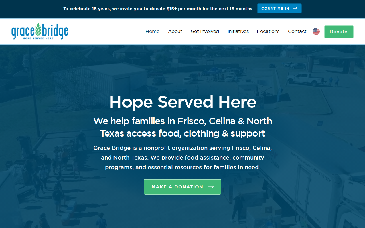 Grace Bridge Resale website preview