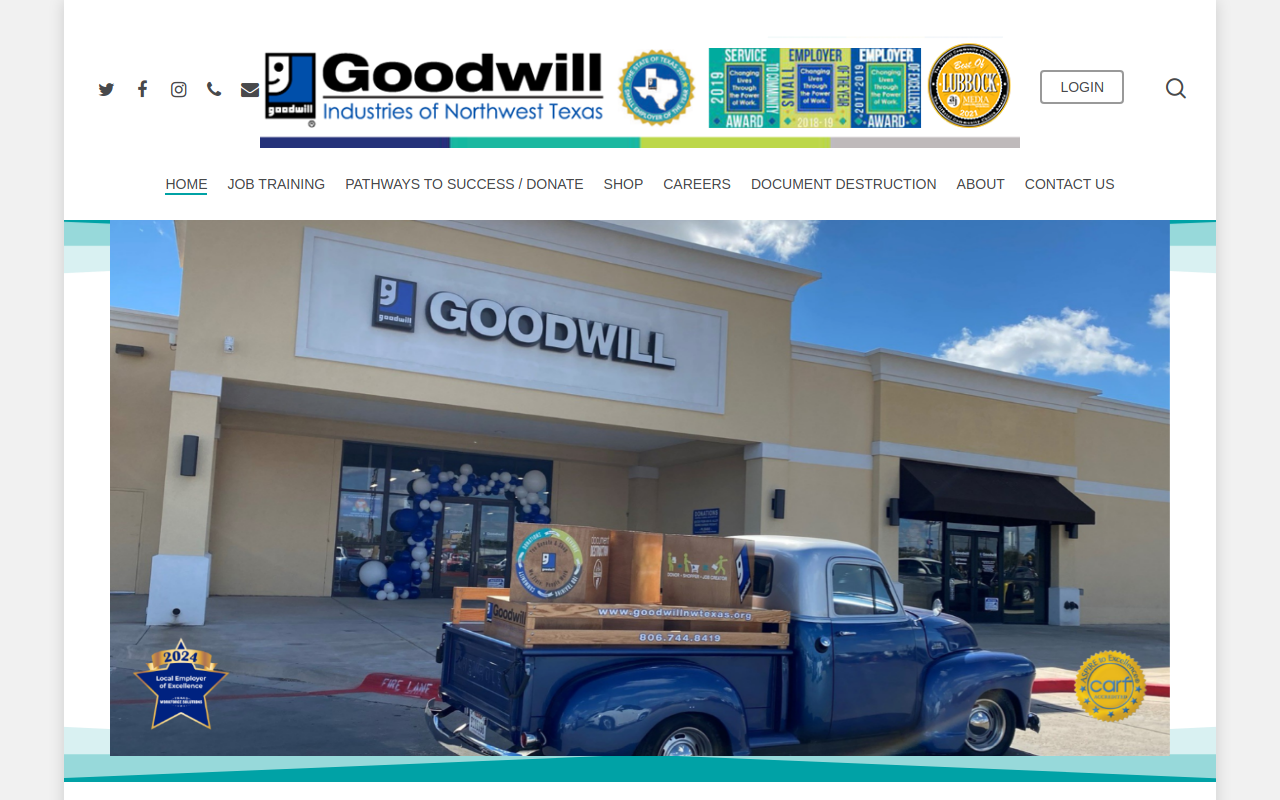 Goodwill website preview