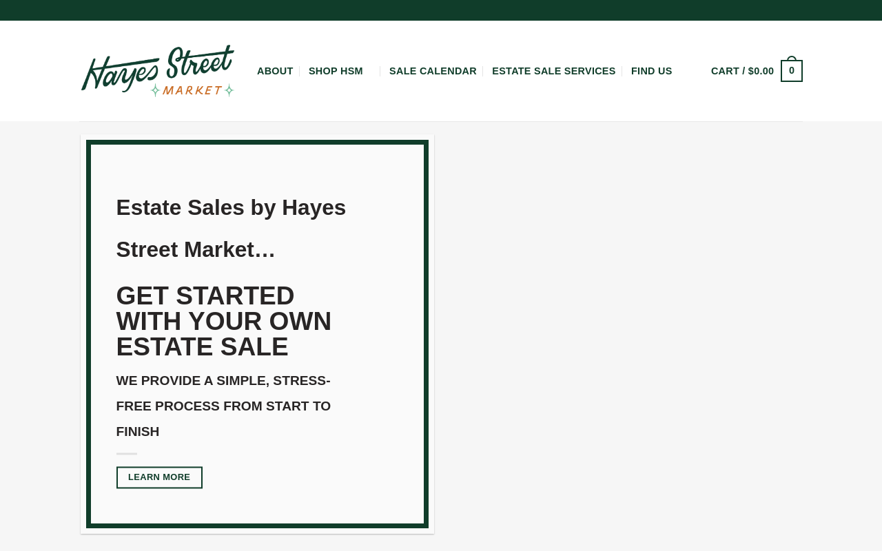 Hayes Street Market website preview