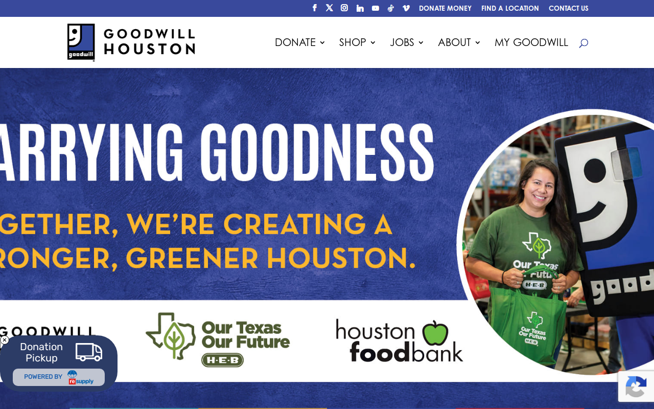 Goodwill website preview
