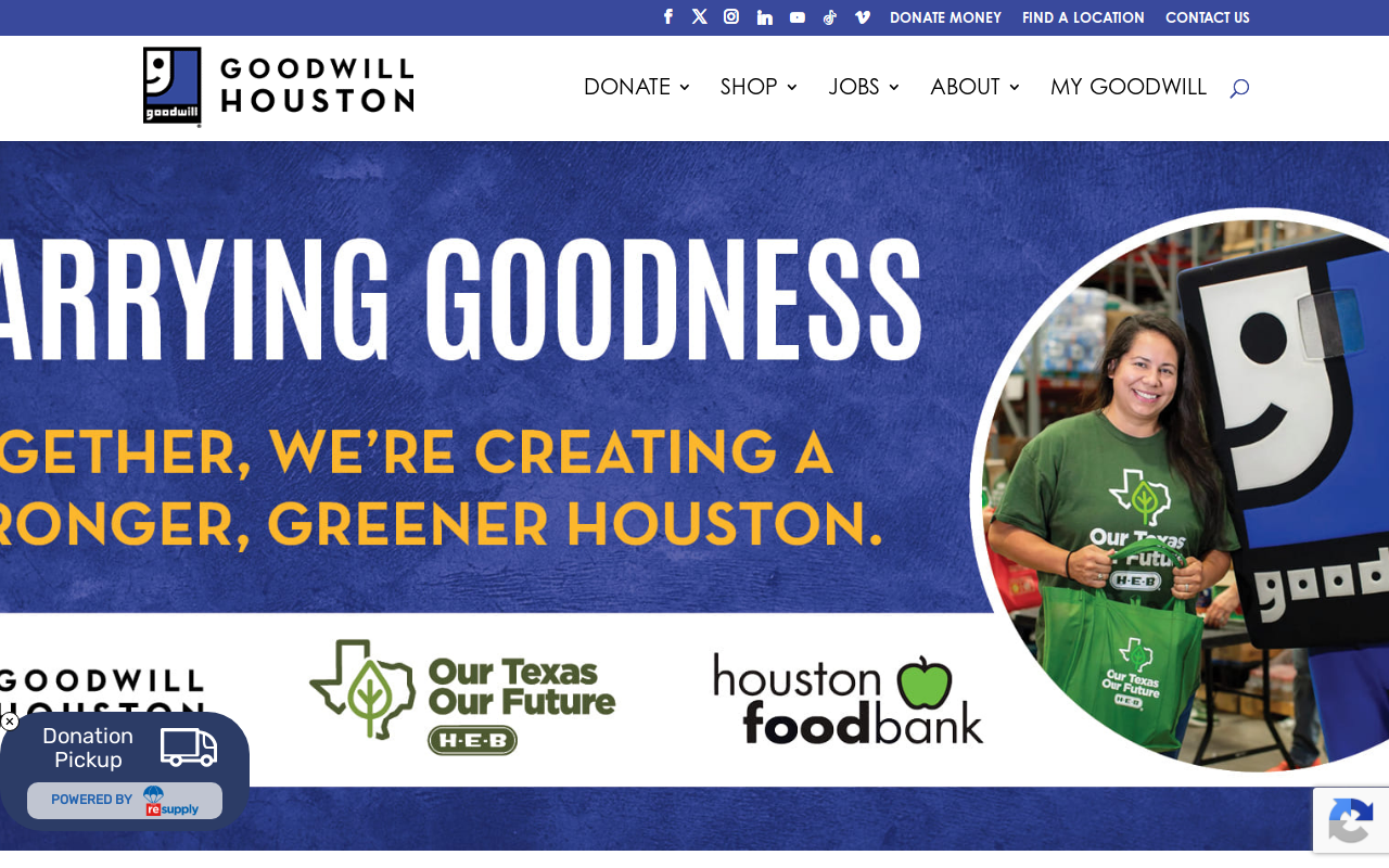 Goodwill website preview
