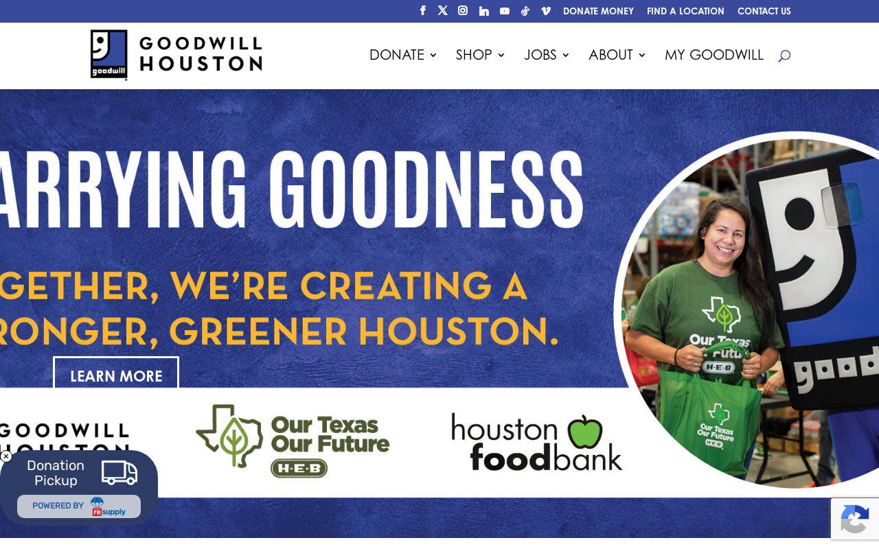Goodwill website preview