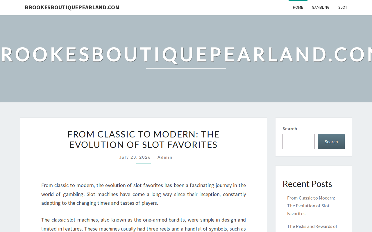 Brooke's Boutique website preview