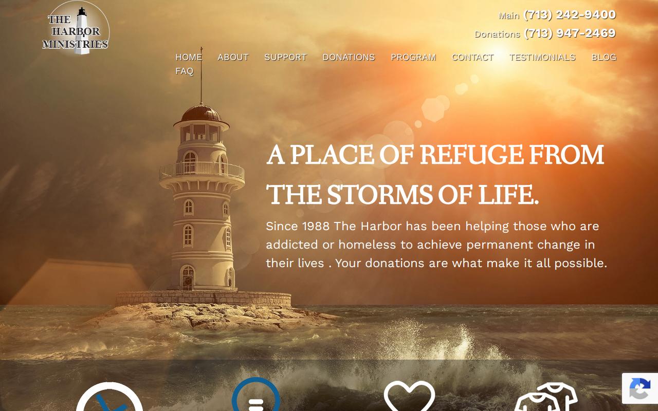 Harbor Ministries Thrift Store website preview