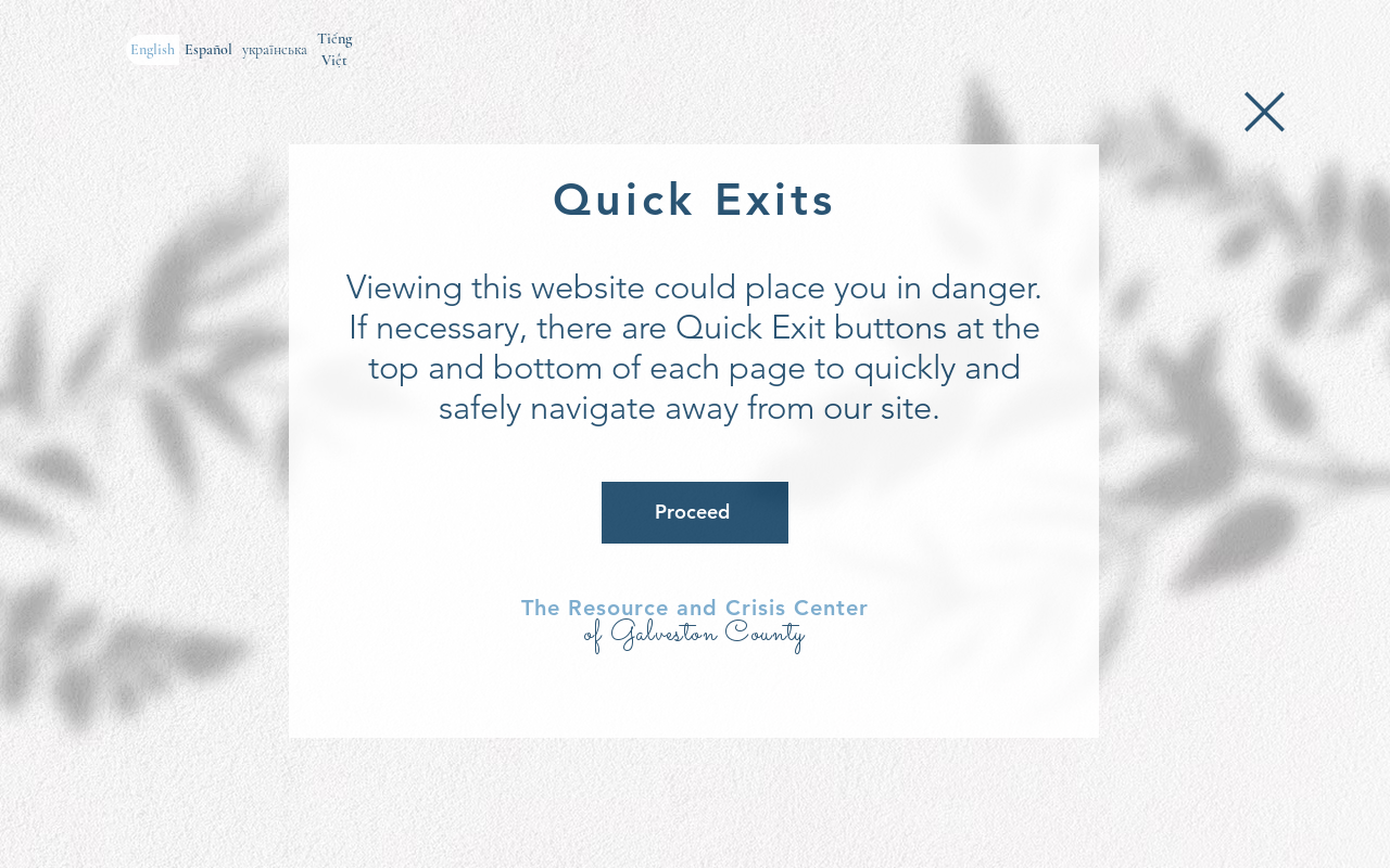 RCC Galveston website preview