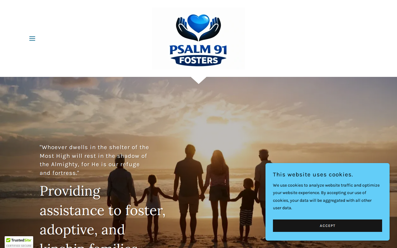 Psalm 91 Resale website preview