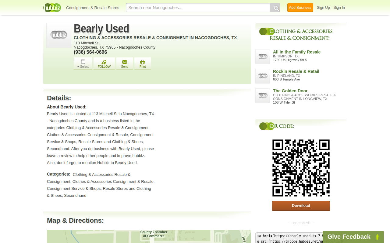 Bearly Used website preview