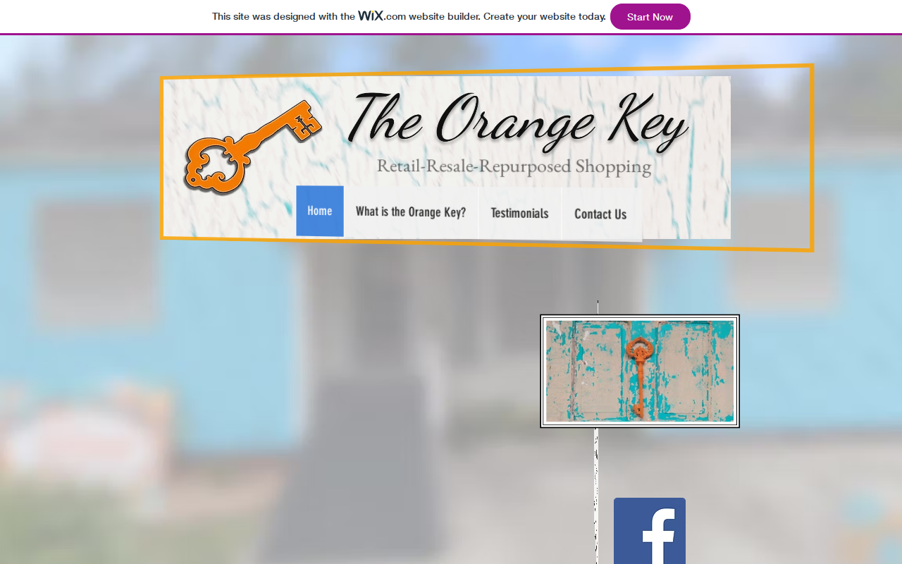 The Orange Key website preview