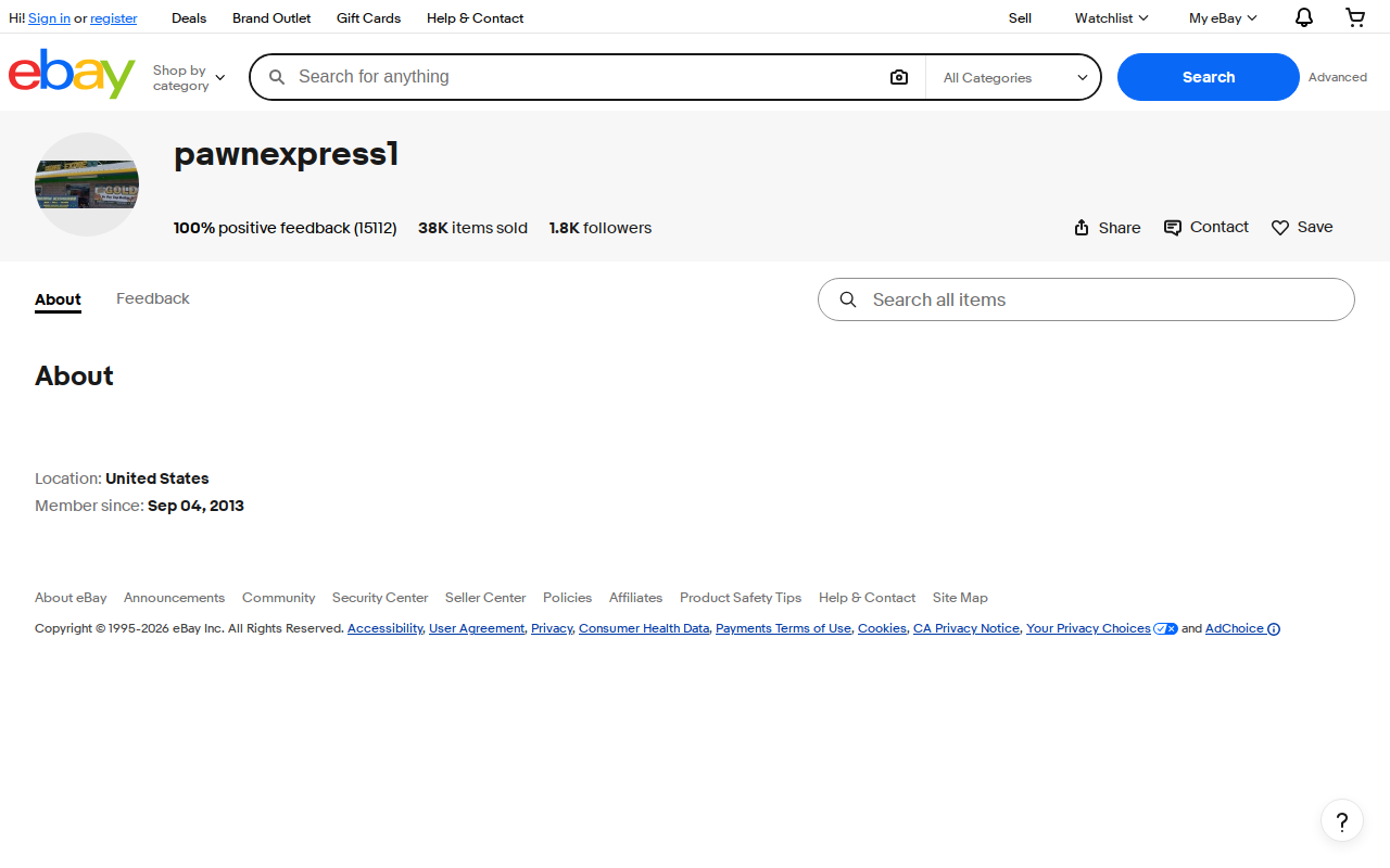 Pawn Express website preview