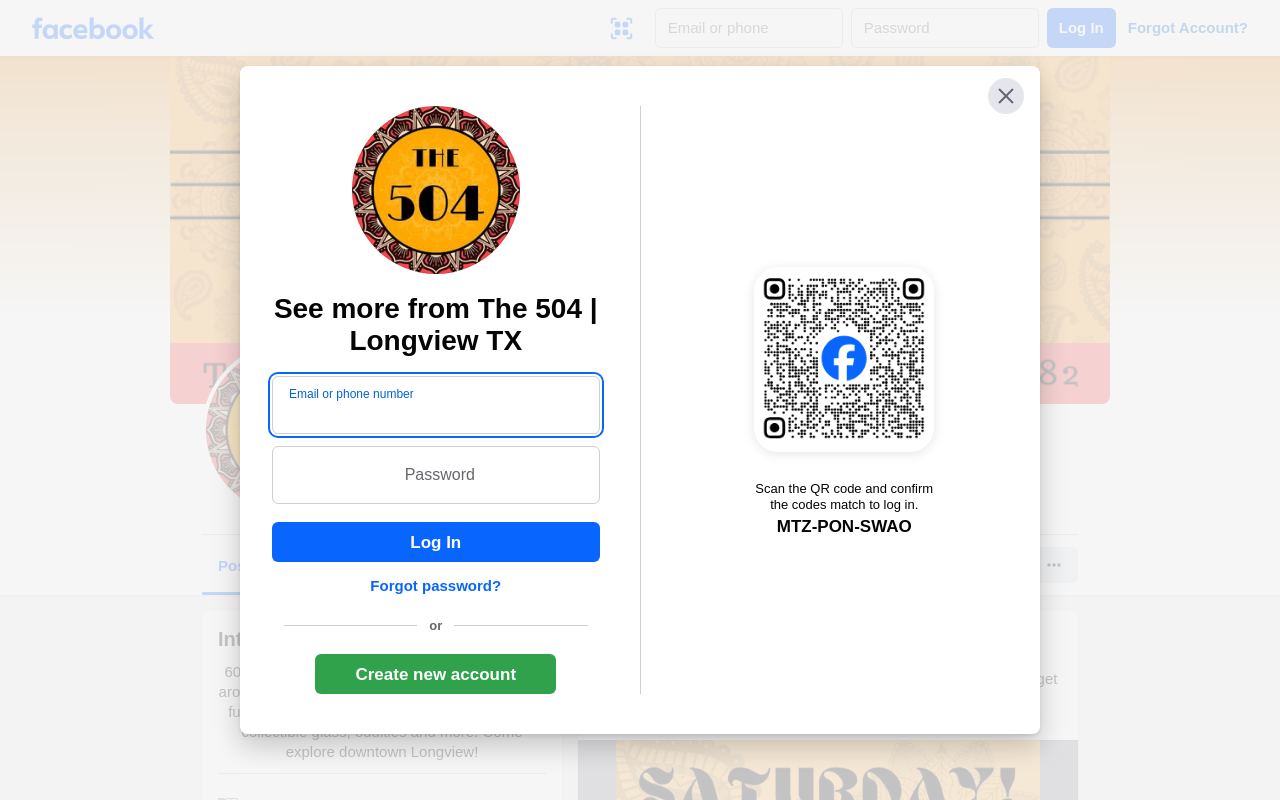 The 504 website preview