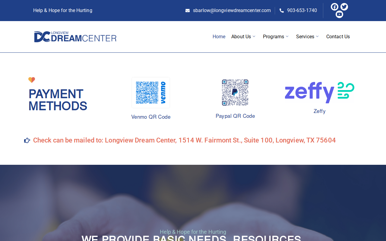 Finders Keepers Thrift Shop website preview
