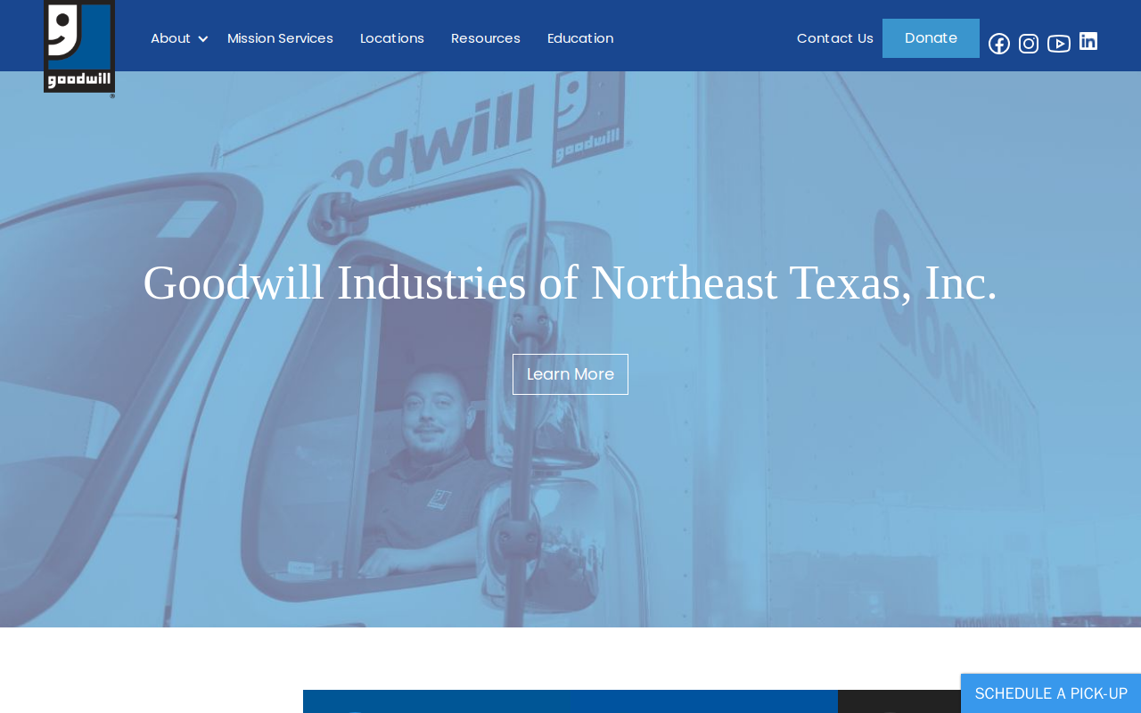 Goodwill website preview