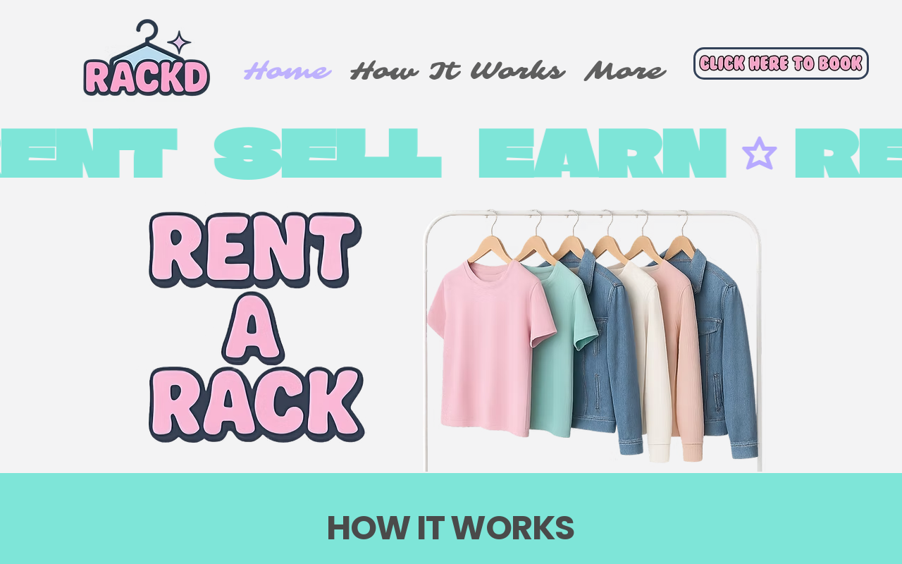 Rackd Wichita website preview
