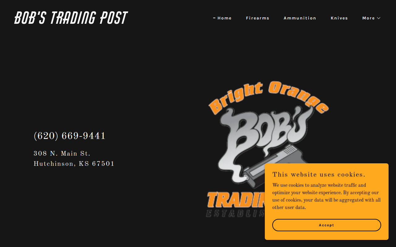 Bob's Trading Post website preview