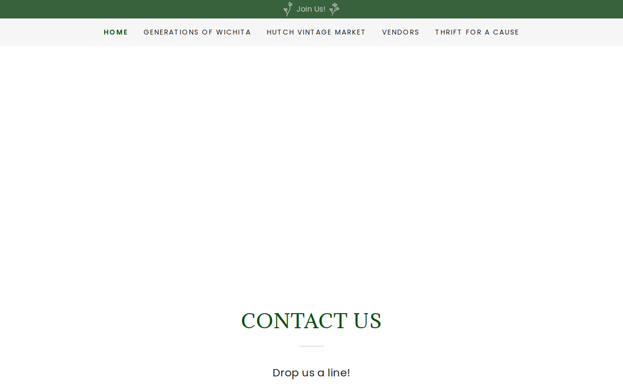 Hutch Vintage Market website preview