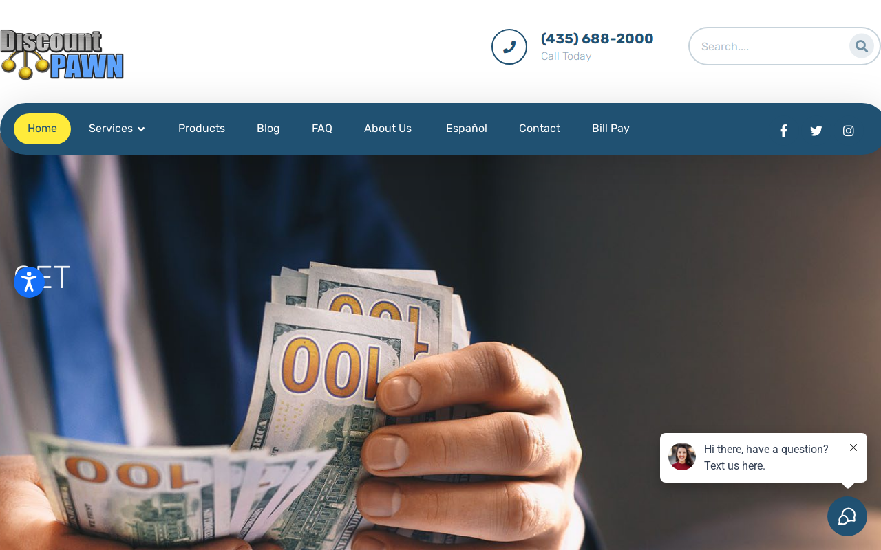 Discount Pawn Shop website preview