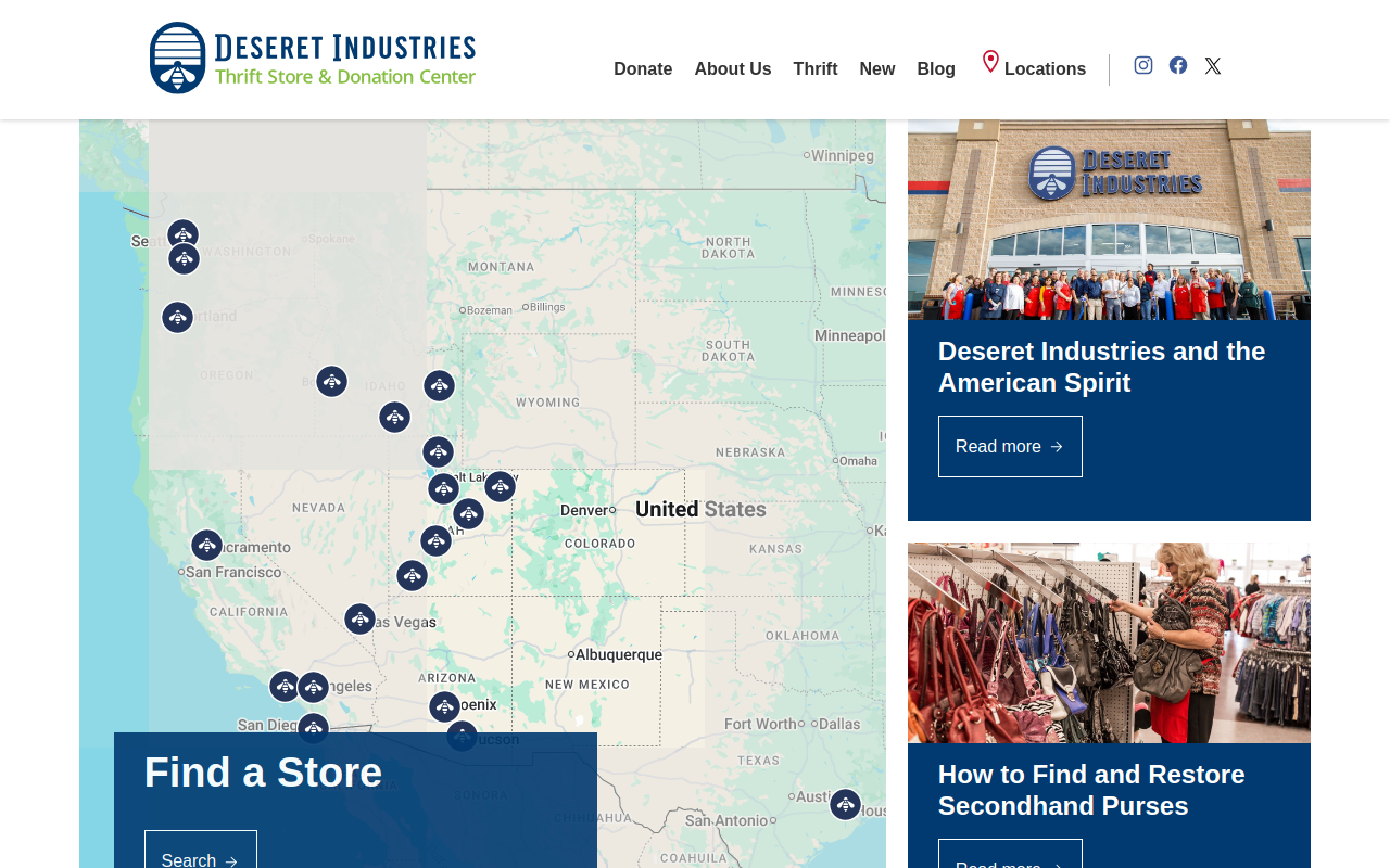 Deseret Industries website preview