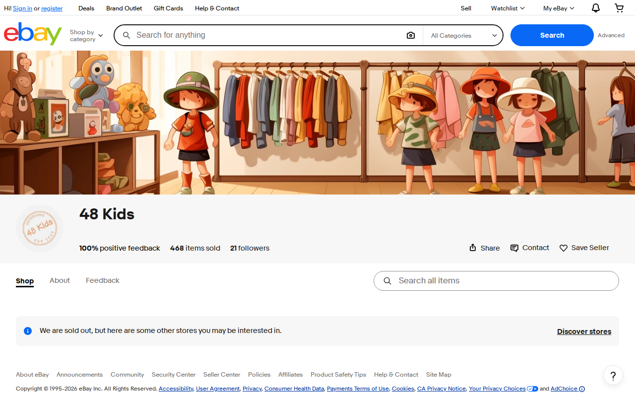 48 Kids website preview