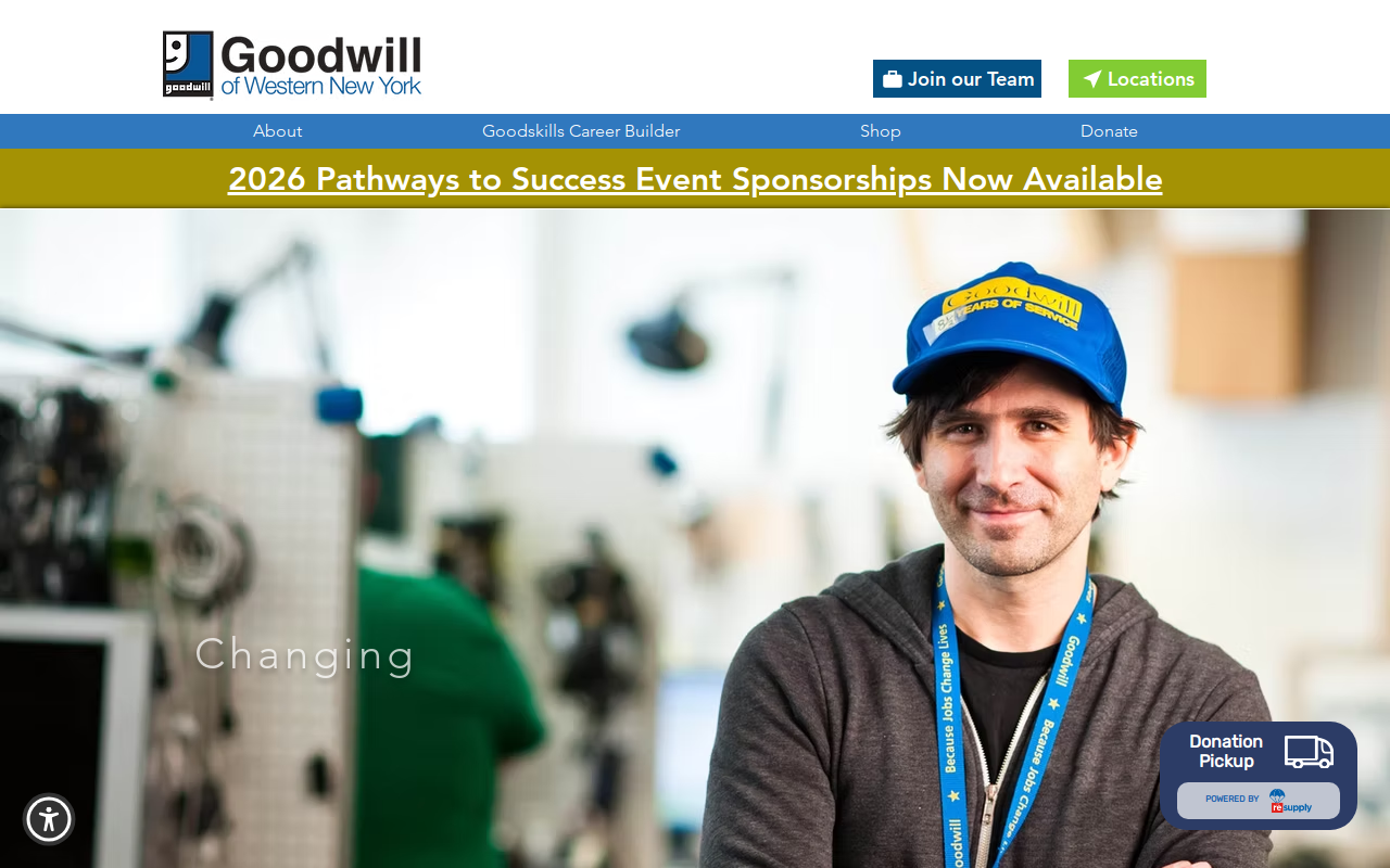 Goodwill website preview