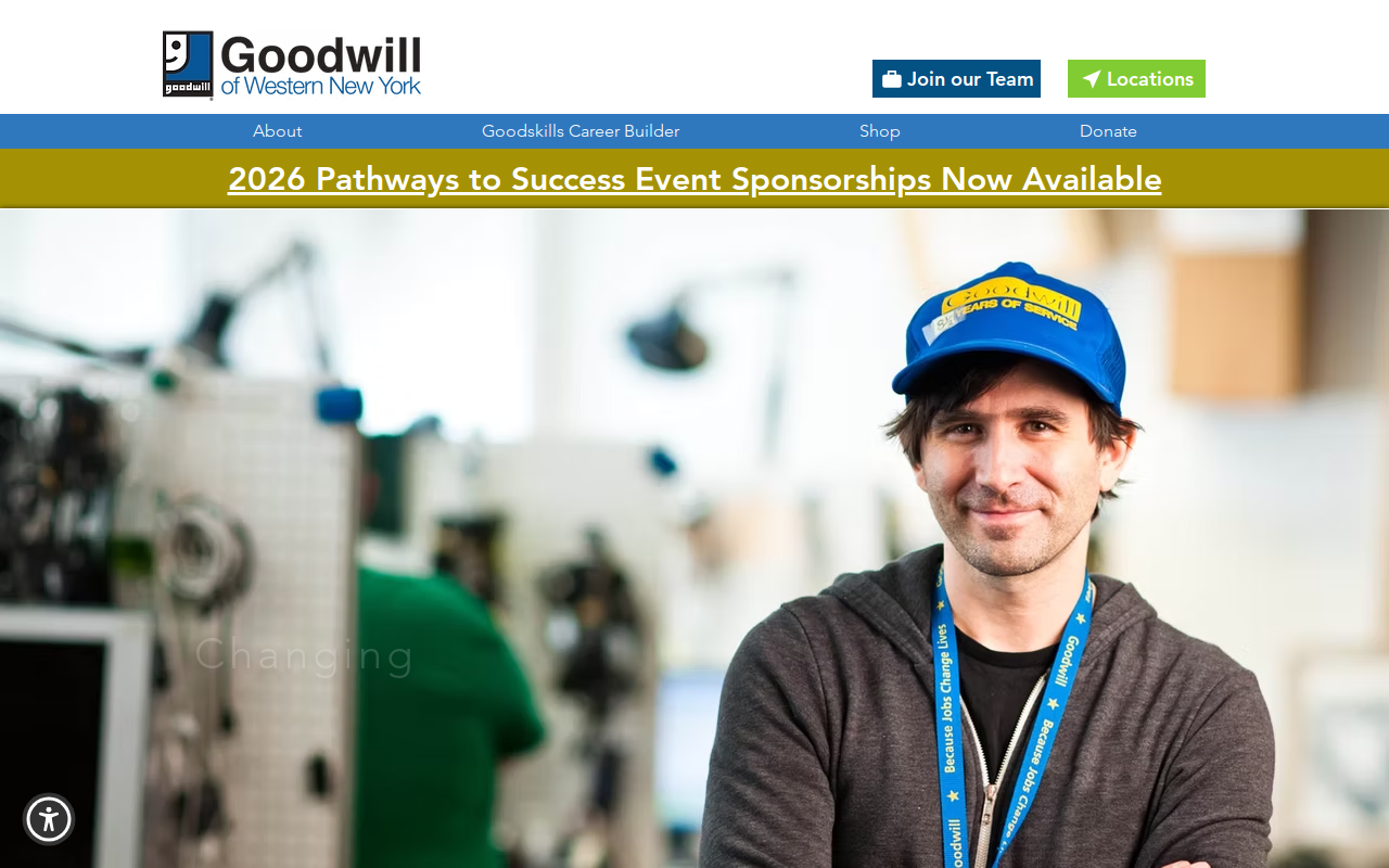 Goodwill website preview